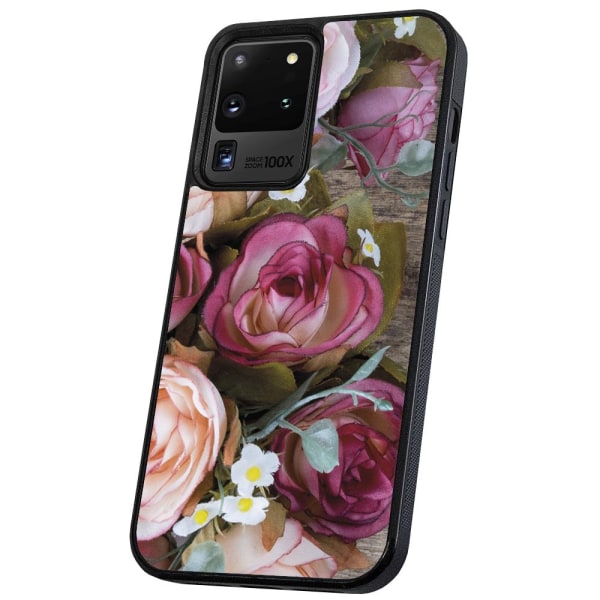 Samsung Galaxy S20 Ultra - Skal/Mobilskal Blommor