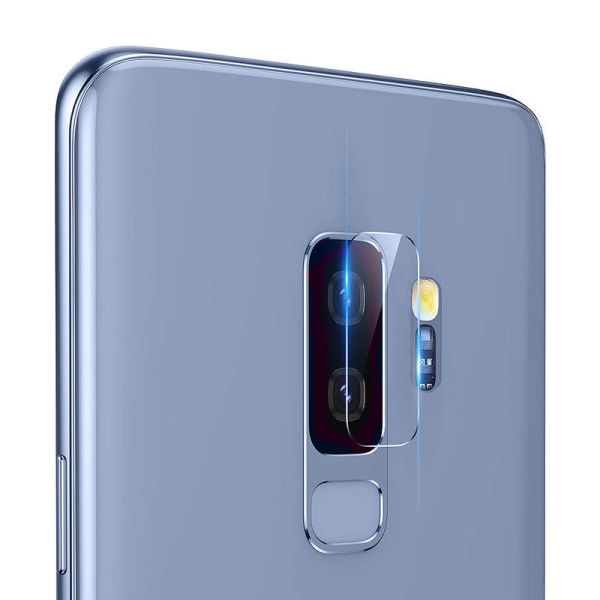 2 kpl Samsung Galaxy S9 Plus - Näytönsuoja Kamera - Karkaistua Lasia Transparent