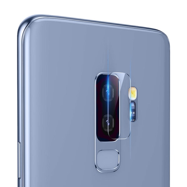 2 stk Samsung Galaxy S9 Plus - Skærmbeskytter Kamera - Hærdet Gl Transparent