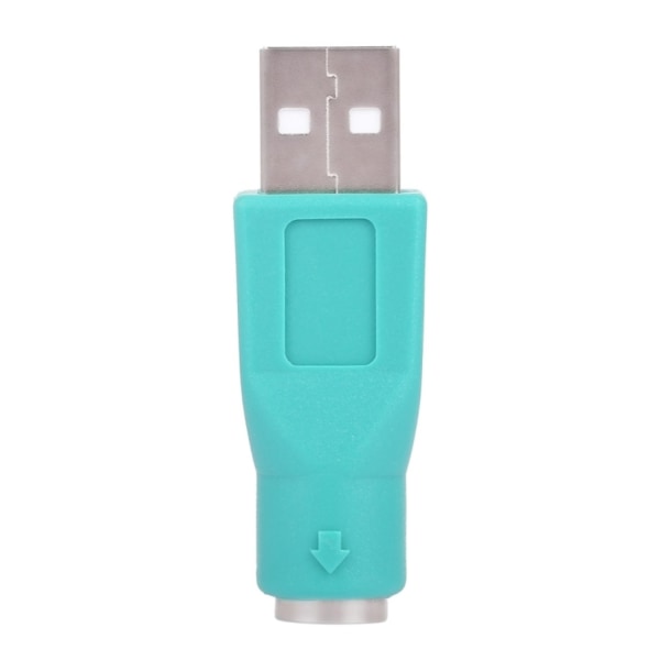 Adapter USB hann til PS / 2 hunn (passiv) Turquoise