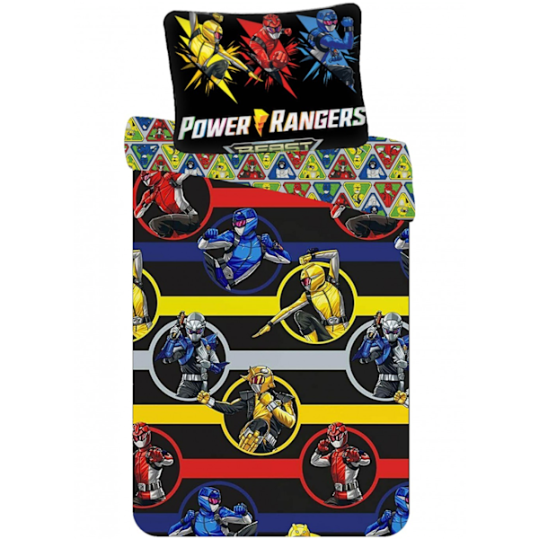 Power Rangers Beast barnens sängkläder set 100×140 cm, 40×45 cm