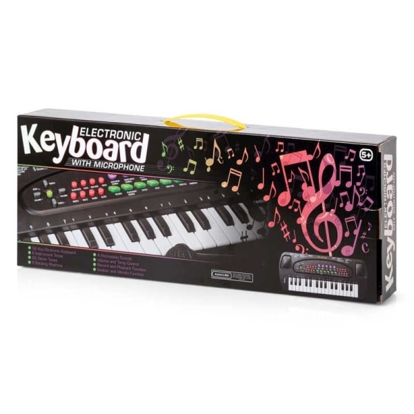 Piano / keyboard med mikrofon - (32 tangenter) Black a138 | Black | 583 |  Fyndiq