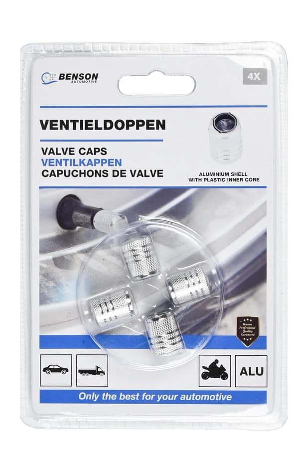 Ventilhattar 4 st aluminium