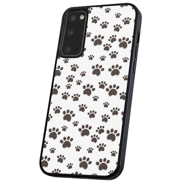 Samsung Galaxy S20 Plus - Skal/Mobilskal Paw Pattern