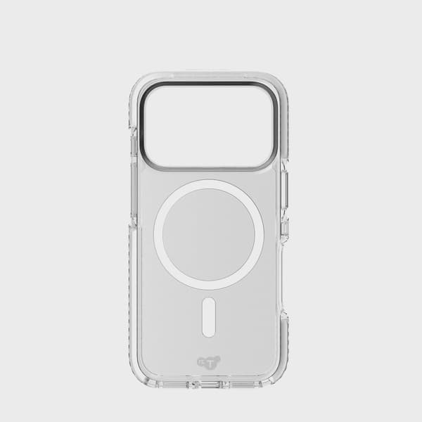 Tech21 Evo Crystal MagSafe iPhone 18 Pro/17 Pro Klar/Silver