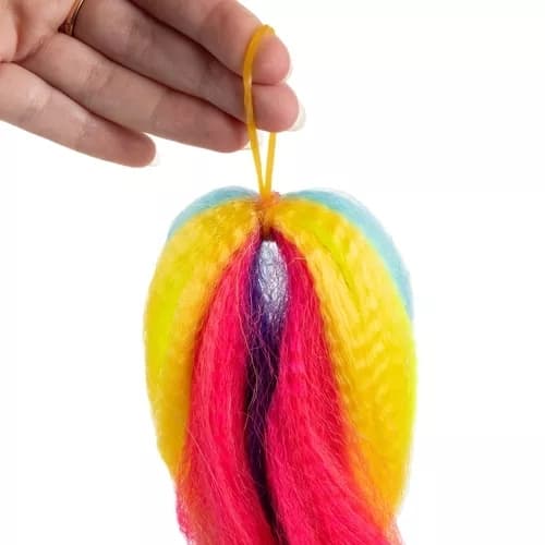 Jumbo Braid / Lisähiukset Hiuspalmikko - 60 cm Multifärg