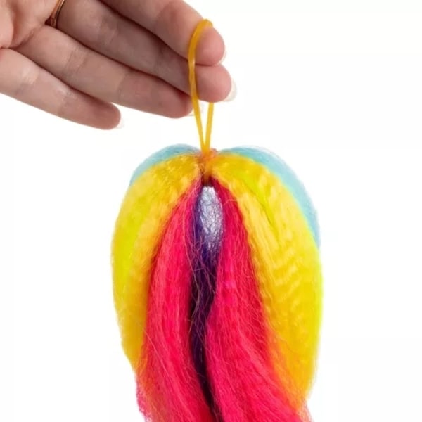 Jumbo Braid / Löshår Hårfläta - 60 cm MultiColor Multifärg