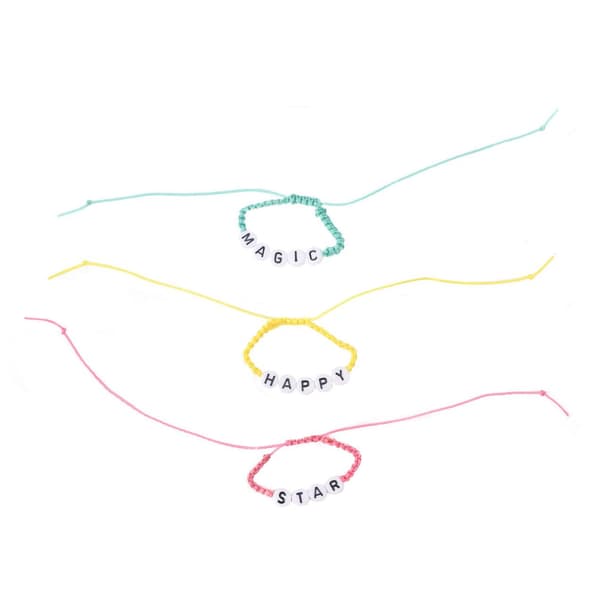 Armband för Barn - Pärlor/bokstäver Pärlor