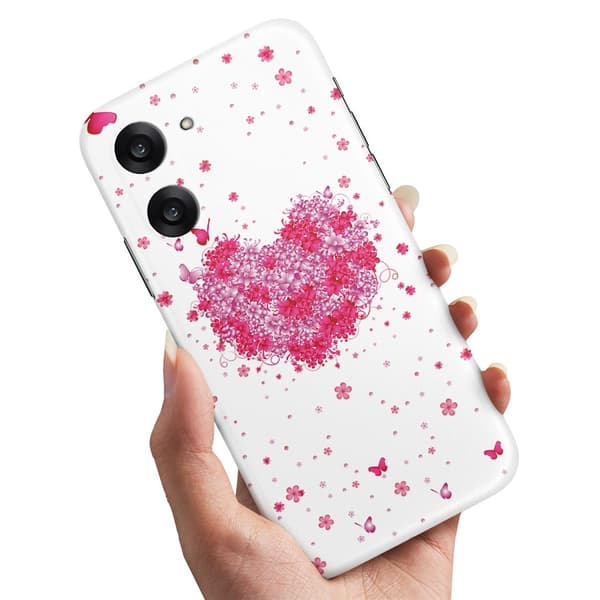 Deksel / Mobildeksel til OnePlus Nord CE5 - Blomsterhjerte