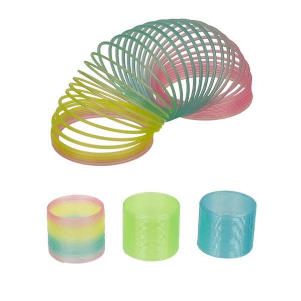 Slinky Selvlysende – Trappefjær for Barn Multicolor