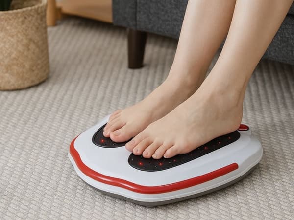 Fotmassager elektrisk - Värme och vibrationsnivåer
