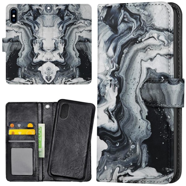 iPhone X/XS - Mobilcover/Etui Cover Malet Kunst