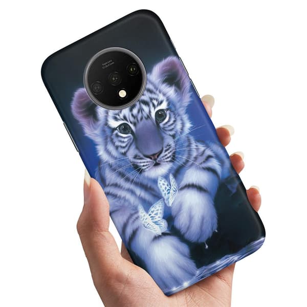 Deksel / Mobildeksel til OnePlus 7T - Tigerunge