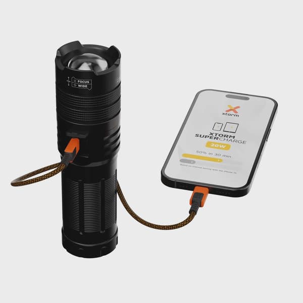 Xtorm Flashlight Power Bank 10.500 mAh USB-C PD20W Svart