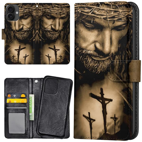 iPhone 16 - Lommebok Deksel Jesus
