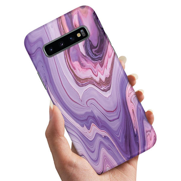 Samsung Galaxy S10 Plus - Skal/Mobilskal Marmor multifärg