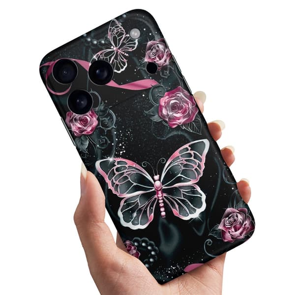 Deksel / Mobildeksel til iPhone 17 Pro / 18 Pro - Sommerfugler