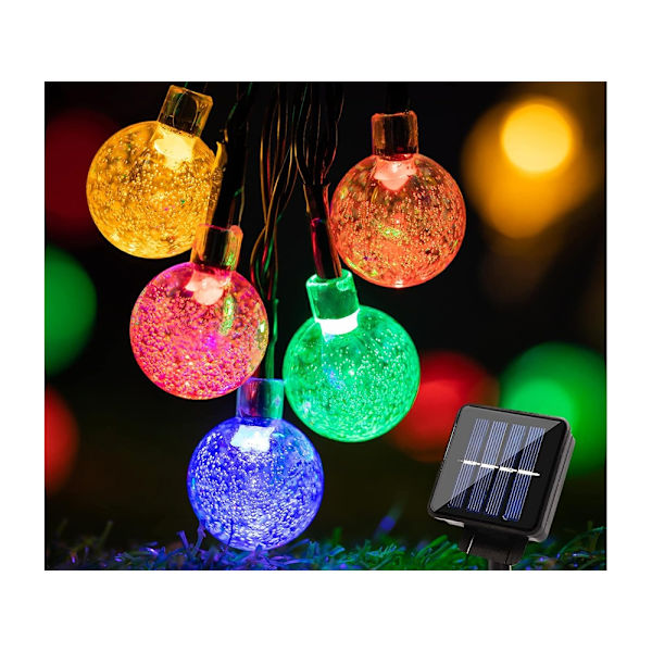 LED Girlang - Solcell MultiColor 40 LED