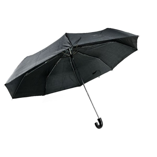 Miniparaply / Paraply med Kort Skaft - Får plats i fickan Svart