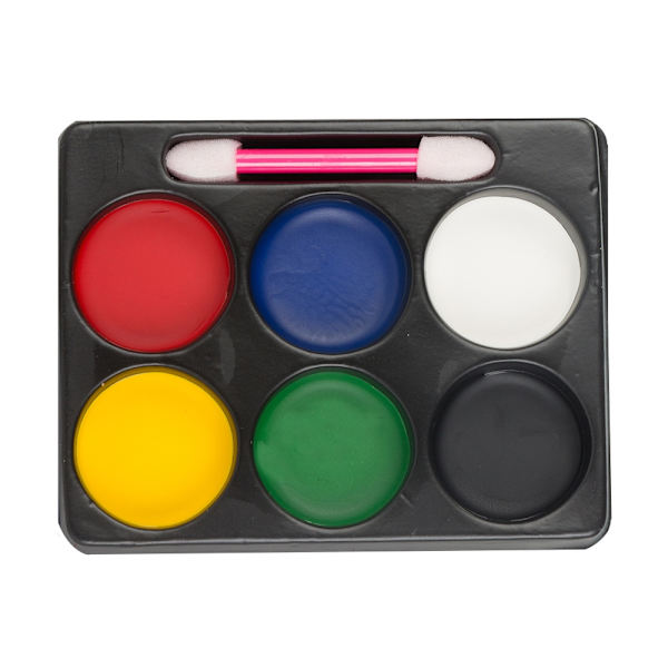 Face makeup devil kit för halloween makeup horn förklädnad