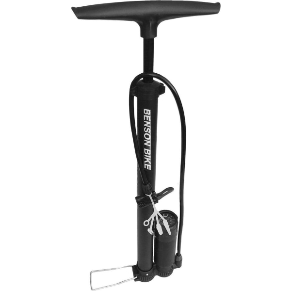 Cykelpump med Manometer (100 psi) - Pump för cykel Mörkblå