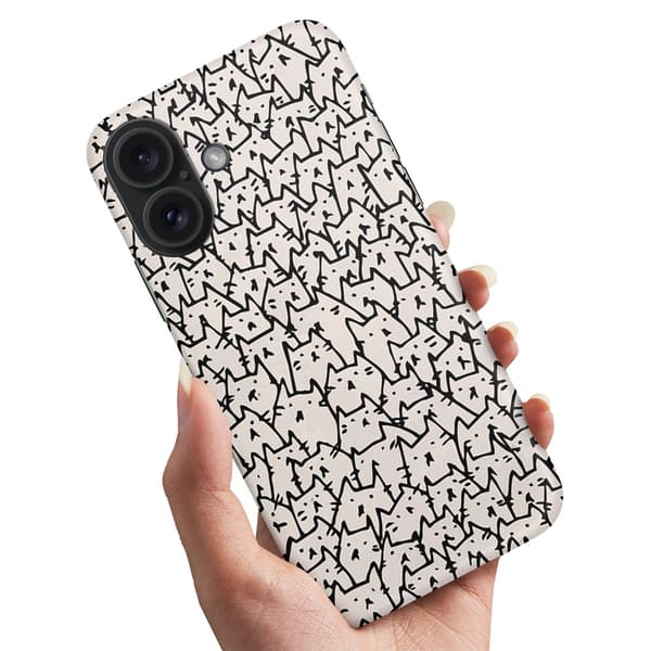 Skal / Mobilskal till iPhone 16 Plus - Kattgrupp
