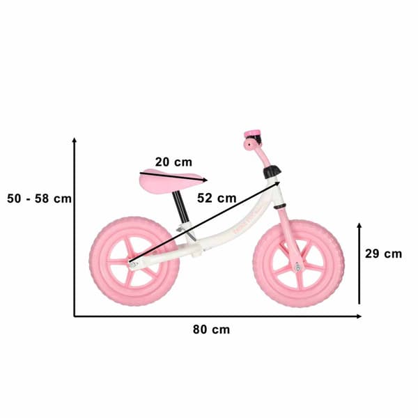 Balanscykel - Springcykel för barn Rosa