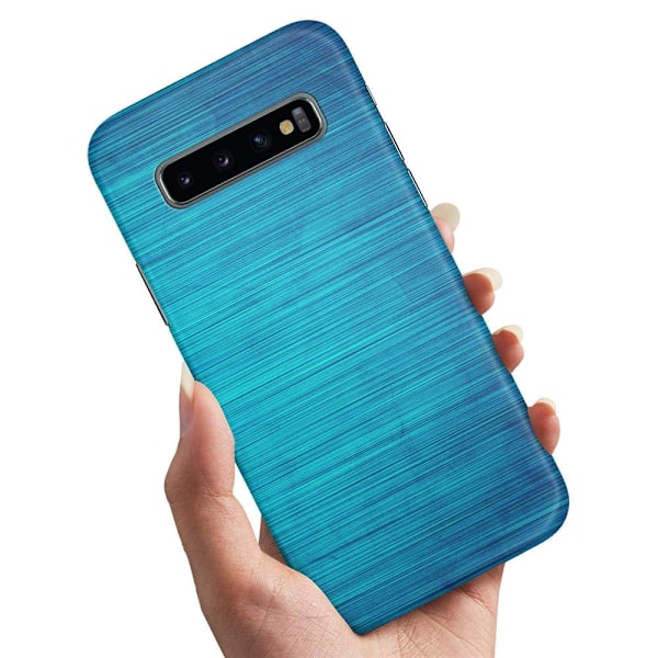 Samsung Galaxy S10 - Cover/Mobilcover Ridset Tekstur