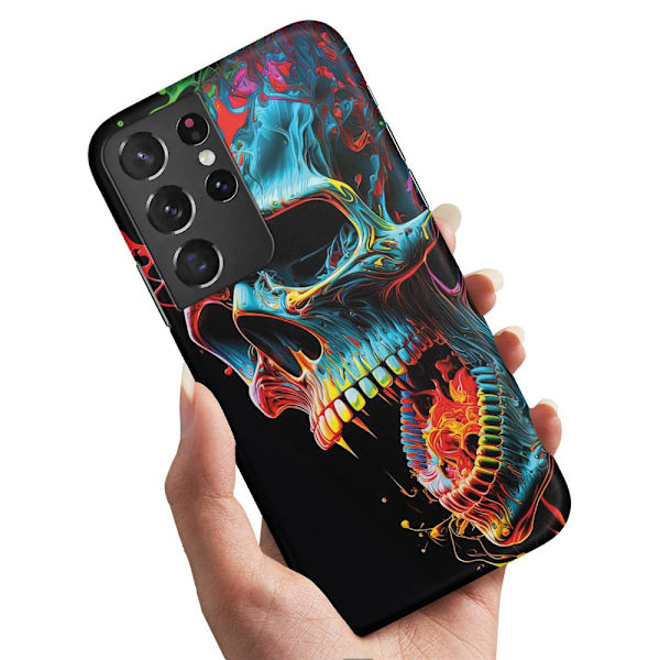 Samsung Galaxy S22 Ultra - Skal/Mobilskal Skull