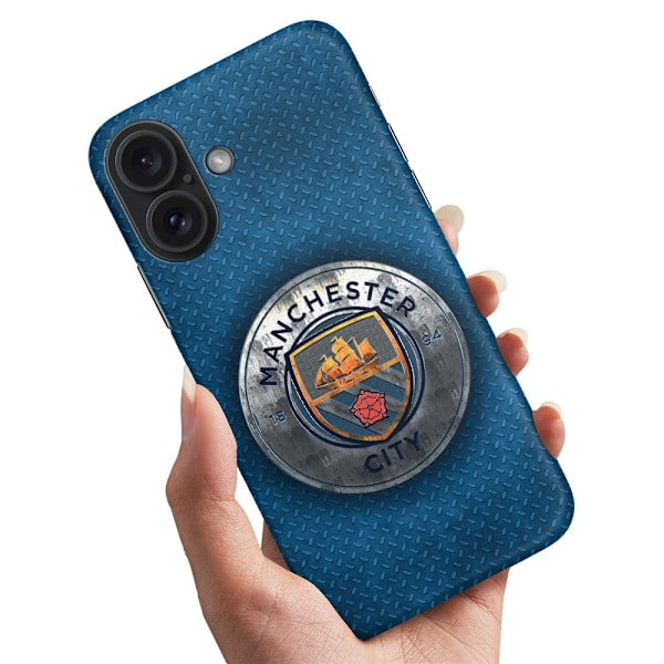 iPhone 16 Plus - Cover/Mobilcover Manchester City