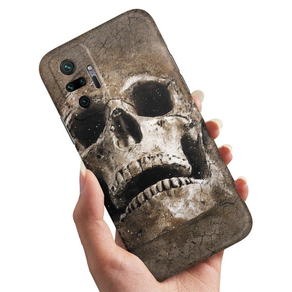 Xiaomi Redmi Note 10 Pro - Cover/Mobilcover Cracked Skull
