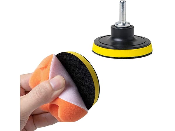 Set med polersvampar för borr 80mm