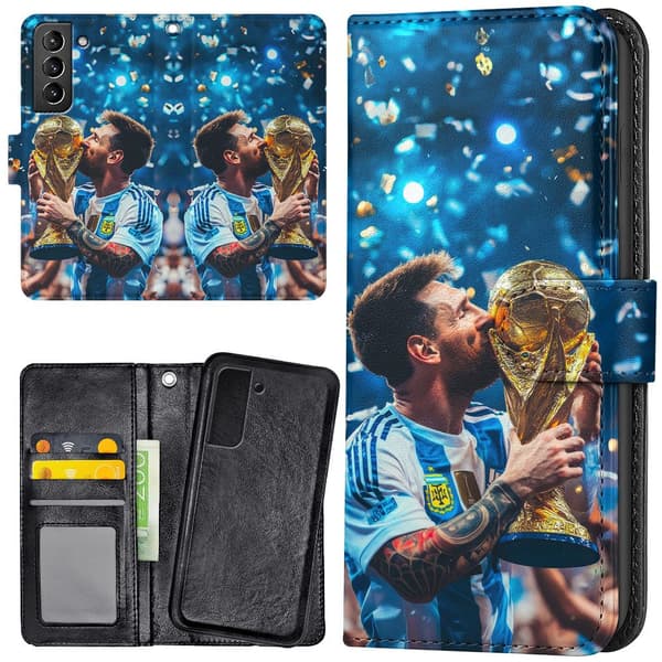 Samsung Galaxy S22 - Lommebok Deksel Messi
