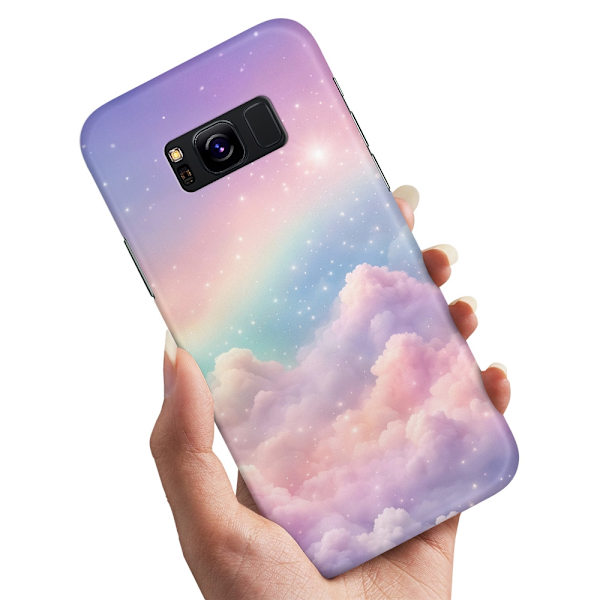 Deksel / Mobildeksel til Samsung Galaxy S8 Plus - Rainbow Clouds
