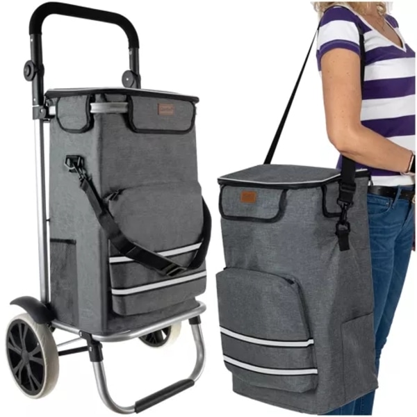Handlevogn / Trillebag - Vogn for Shopping - 40L