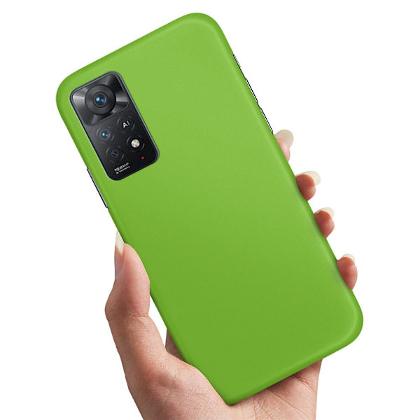 Xiaomi Redmi Note 11 - Skal/Mobilskal Limegrön