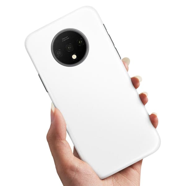 Deksel / Mobildeksel til OnePlus 7T - Hvit White