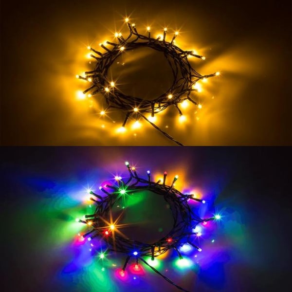 4m LED-lyskæde - Indendørs & Udendørs - Trådløs Julebelysning Multicolor