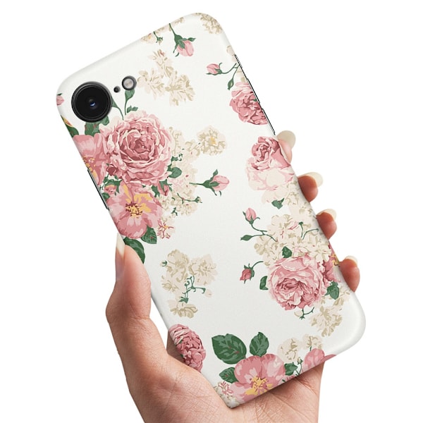 iPhone 16e - Skal/Mobilskal Retro Blommor