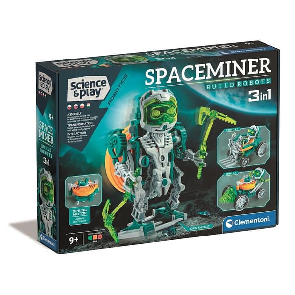 3-i-1 Robotbyggsats för Fordon Spaceminer