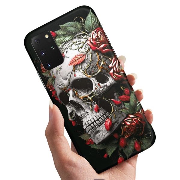 Samsung Galaxy A51 - Cover/Mobilcover Skull Roses