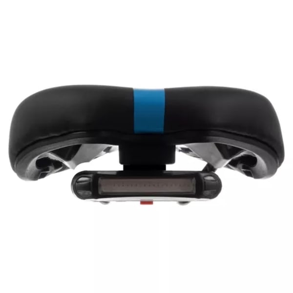 Cykelsadel med USB LED-lampe – Sadel til cykel Black