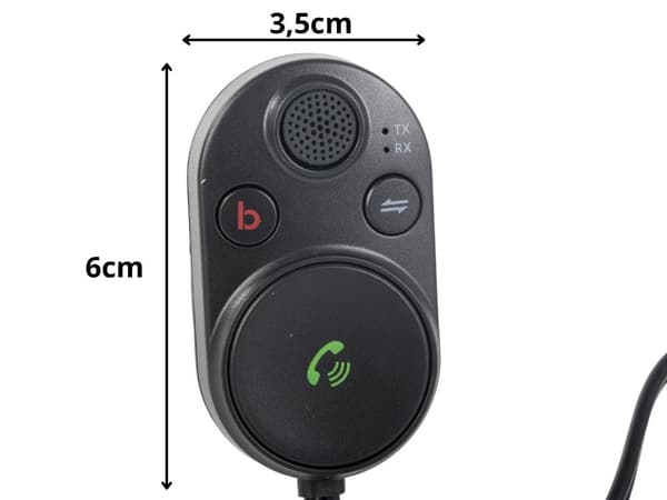 Bluetooth FM-adapter - USB- och AUX-anslutning BT5.3