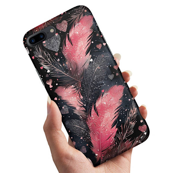 Deksel / Mobildeksel til iPhone 7 / 8 Plus - Feathers