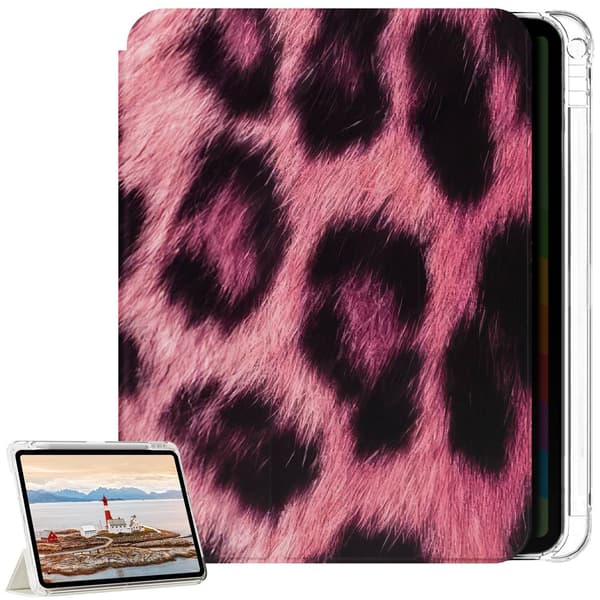 Deksel til iPad Pro 11" - M4/M5 - 2024/2025 - Pink Leopard