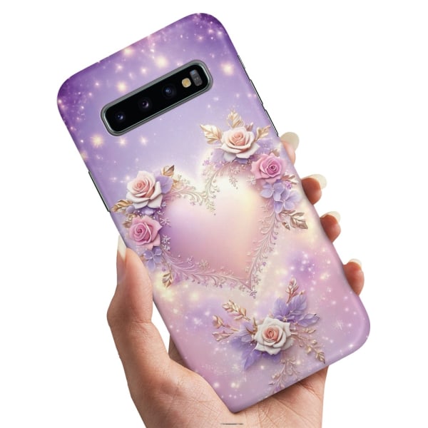 Samsung Galaxy S10 - Cover/Mobilcover Heart