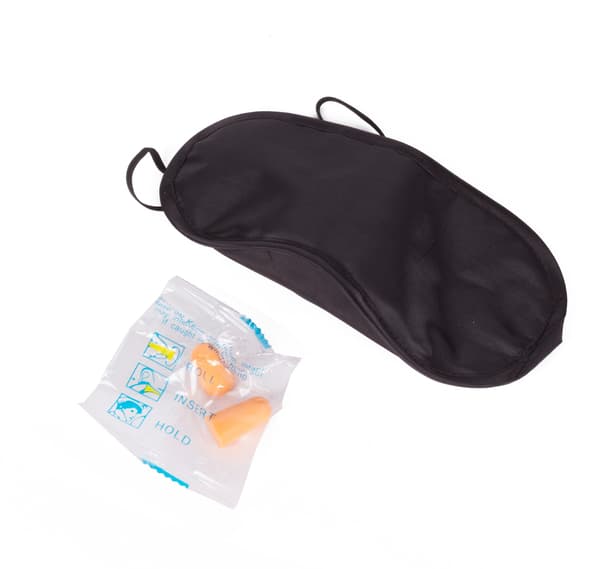 Resekit sovmask + öronproppar