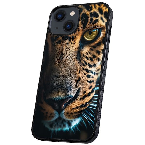 iPhone 13 Mini - Deksel/Mobildeksel Leopard