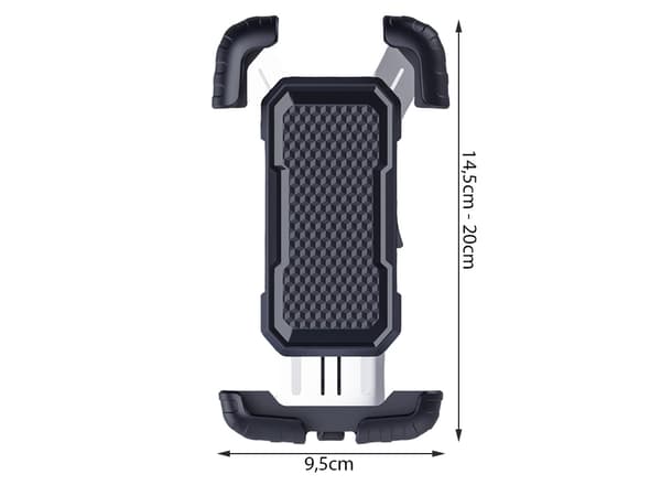 Cykeltelefonhållare stötdämpad - Fäste för styre