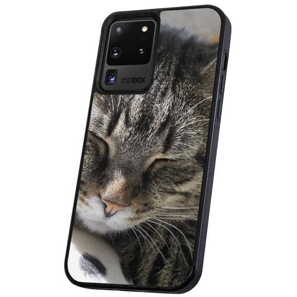 Samsung Galaxy S20 Ultra - Skal/Mobilskal Sovande Katt